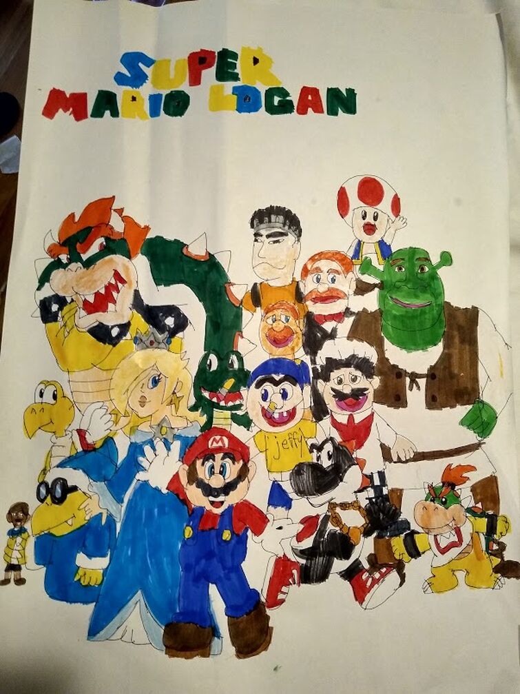 SuperMarioLogan Fanmade Poster with all SML Characters Fandom