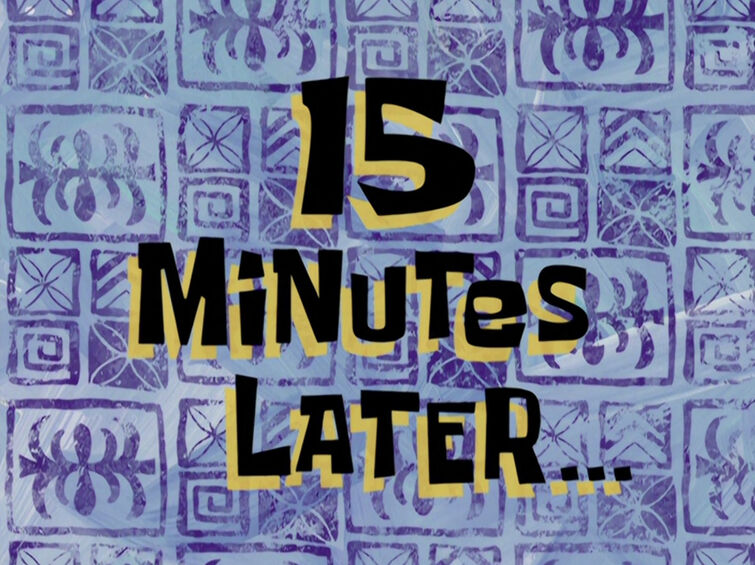 5 лет спустя мем SpongeBob drinks the Grimace Shake Fandom