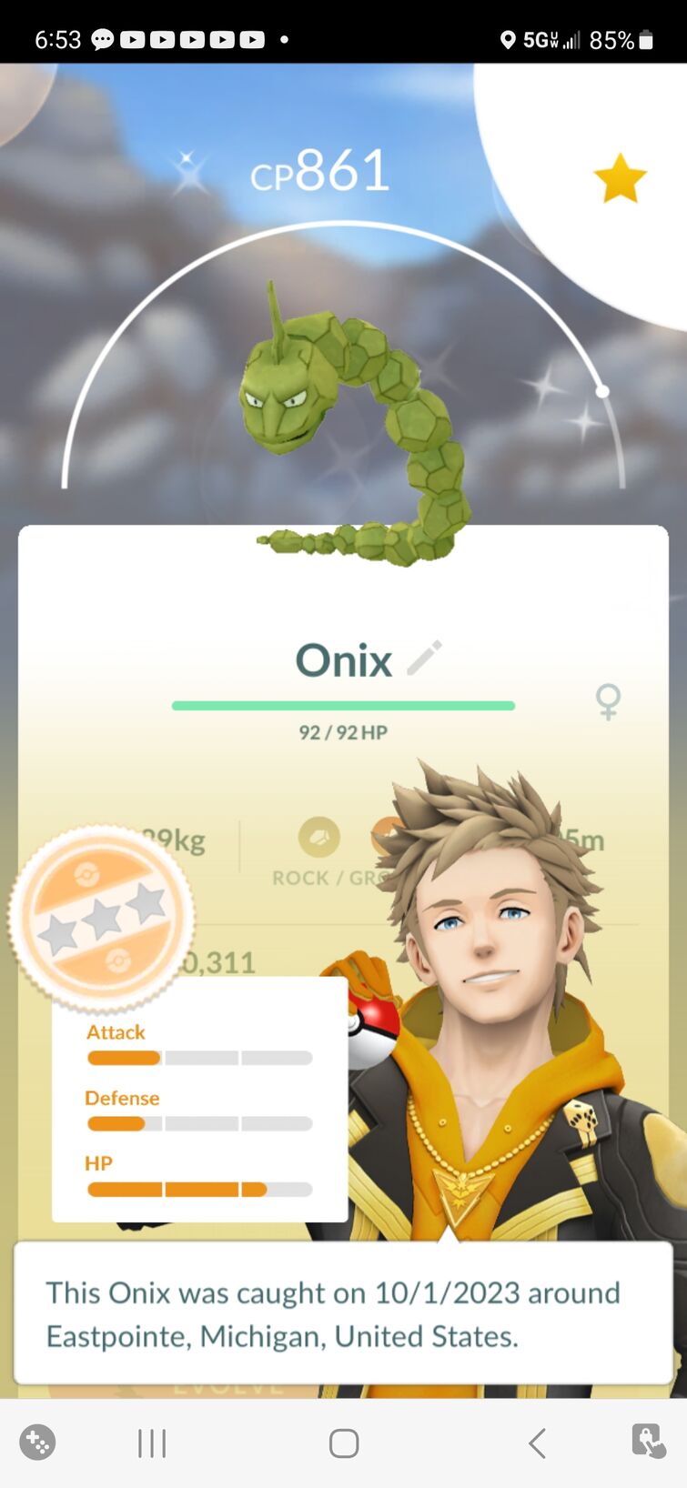 Pokemon Go Chooses Onix for First Spotlight Hour Event
