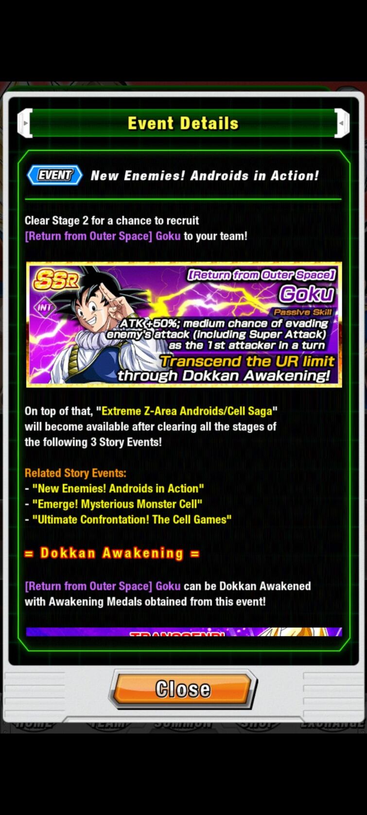 Does Anyone Know When Will Ultimate Confrontation The Cell Games Came Back To Unlock The Eza Event Fandom