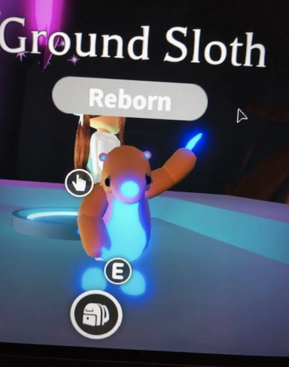 Any Name Ideas For Neon Ground Sloth Fandom - roblox adopt me mega neon sloth