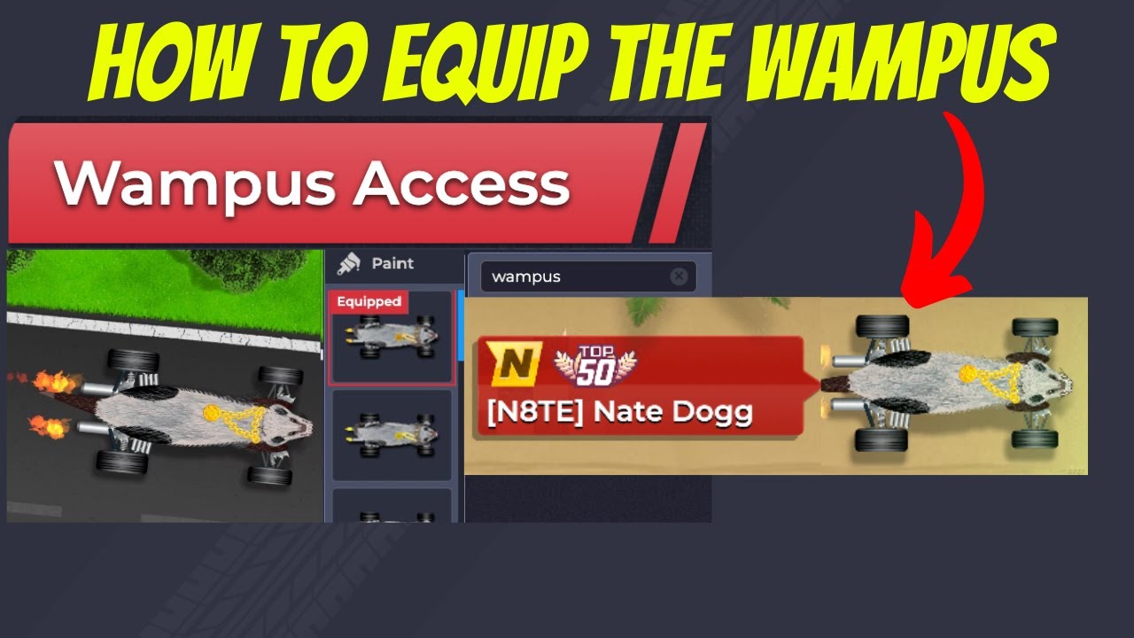Nitro type hacking the wampus account racing and giveaways fandom