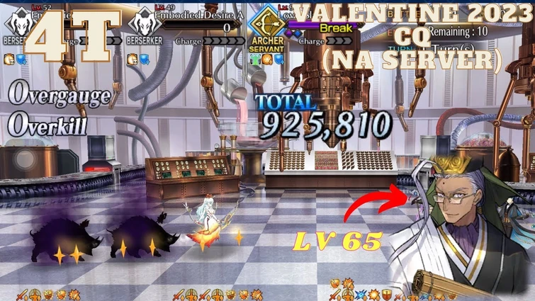 My ammo is expensive | 4T | Valentine 2023 CQ Ft. Gong LV 65 [FGO][Fate/Grand Order]