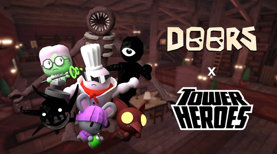 Tower Heroes x Doors collab next Friday! Fandom