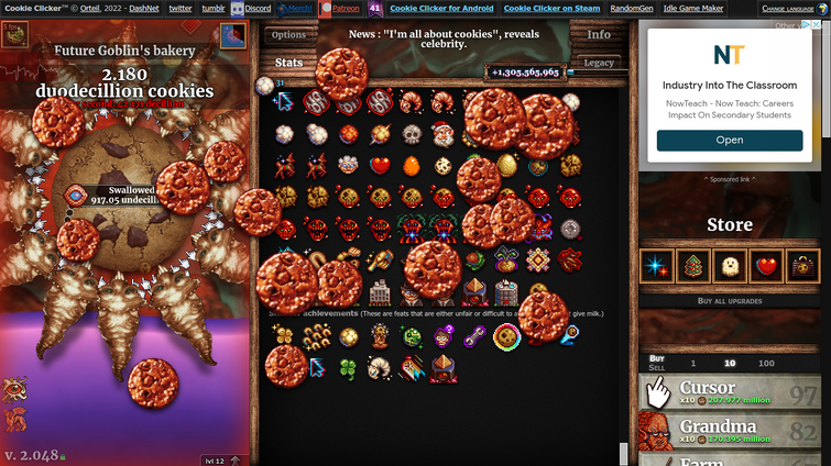 Cookie Clicker - v0.9 1 Project by Paisley Doom