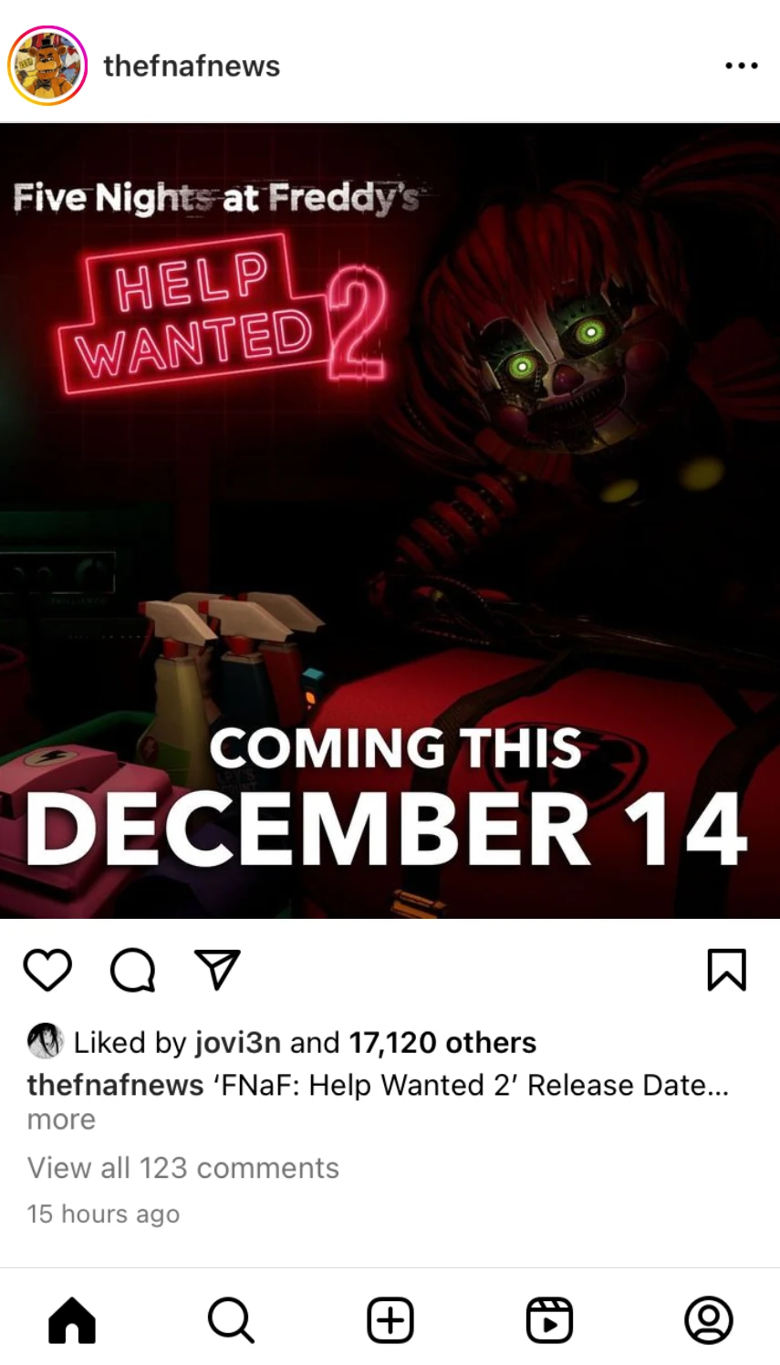 Fnaf Help Wanted release date : | Fandom