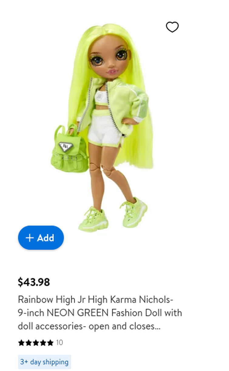 Holy Smokes With the Walmart Doll Prices