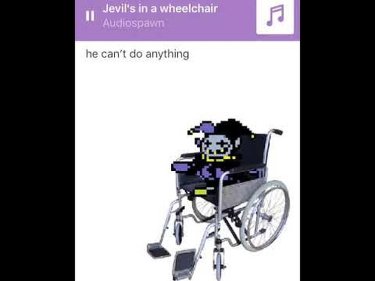 Sad Jevil Noises Fandom - roblox wheelchair