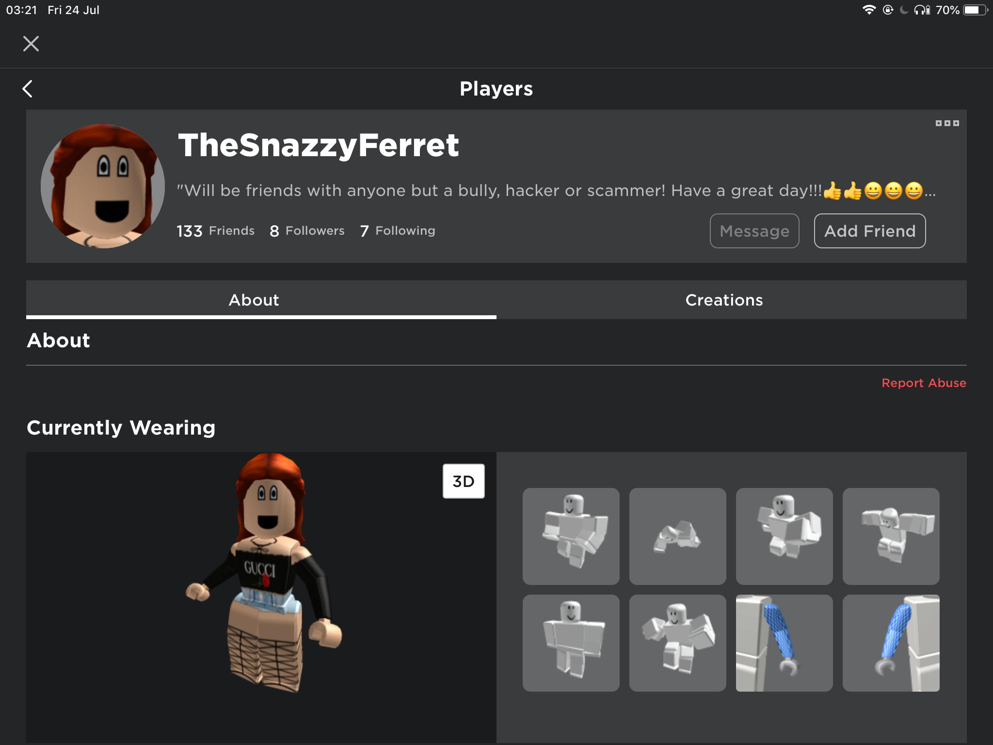 I Found My Old Roblox Account O O Fandom - old 7 year disturbing image 7 year old roblox