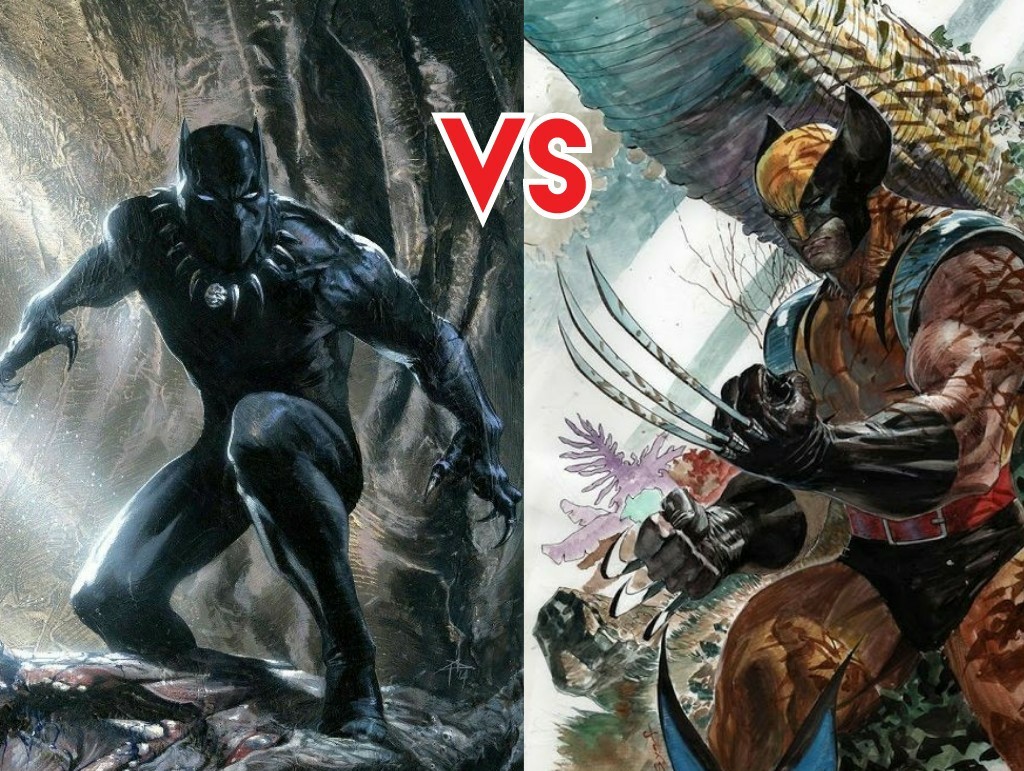 Кто силен против. Вибраниум Росомаха. Вибраниум черная пантера. Wolverine vs Black Panther. Вибраниум Марвел.