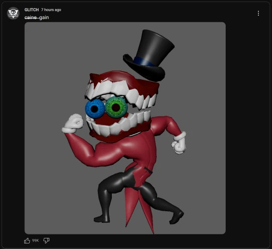 No way did glitch made a Caine thirst trap | Fandom