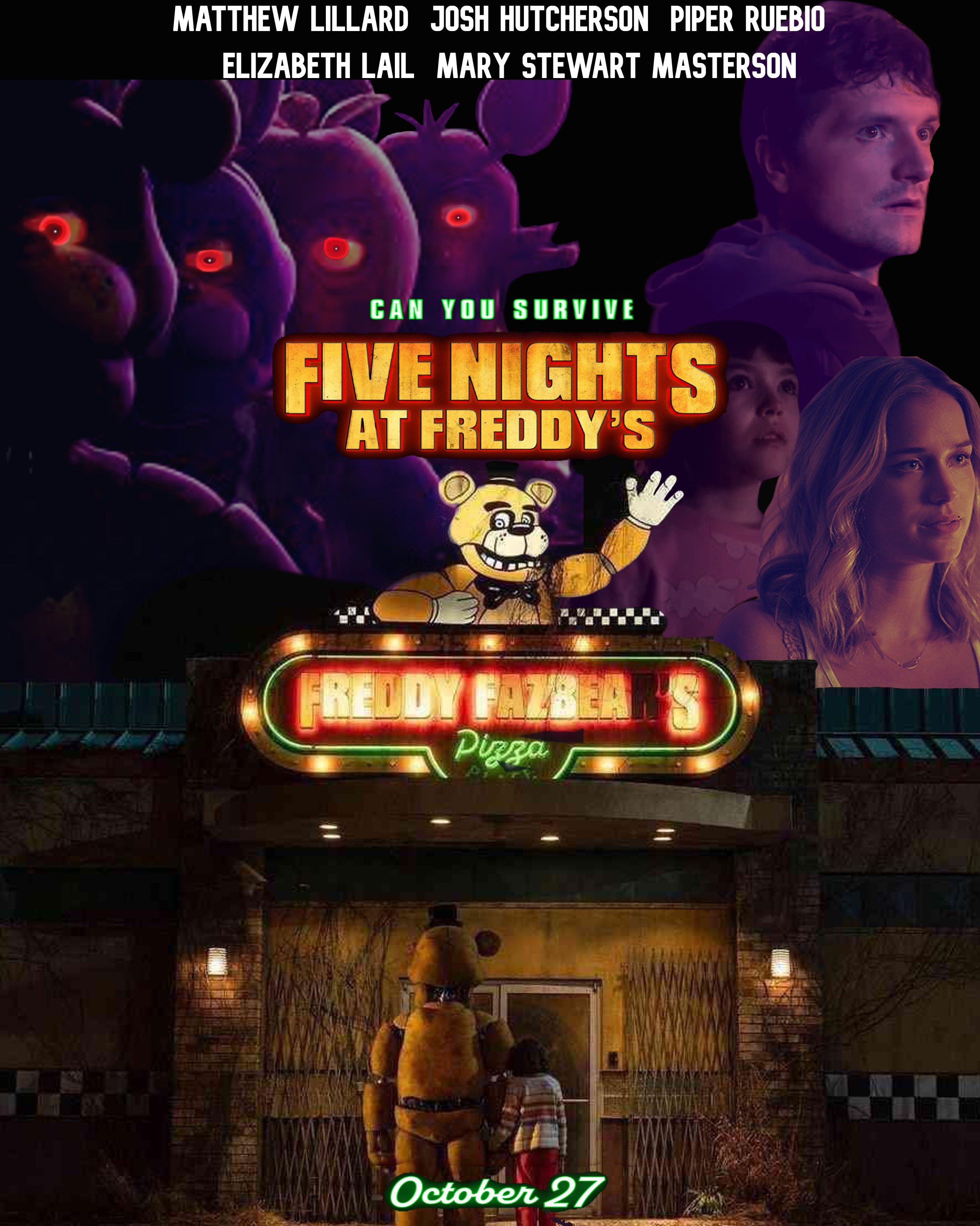I Created My Own Fnaf Movie Poster Fandom
