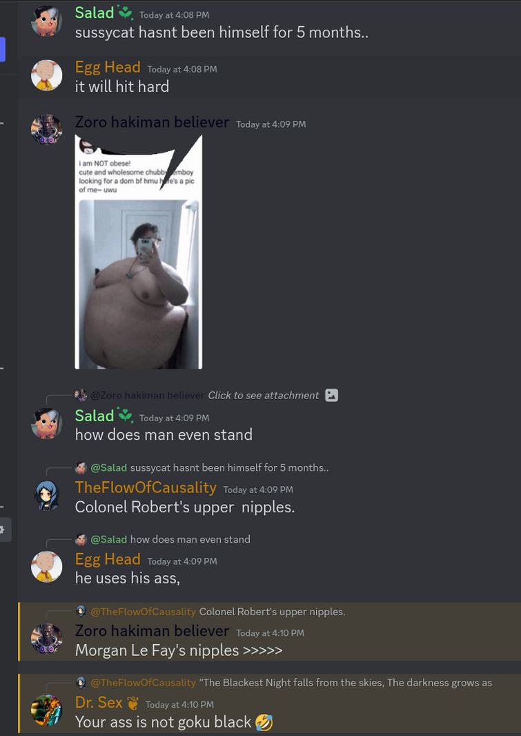 Some nice, wholesome Blox Fruits Discord moments