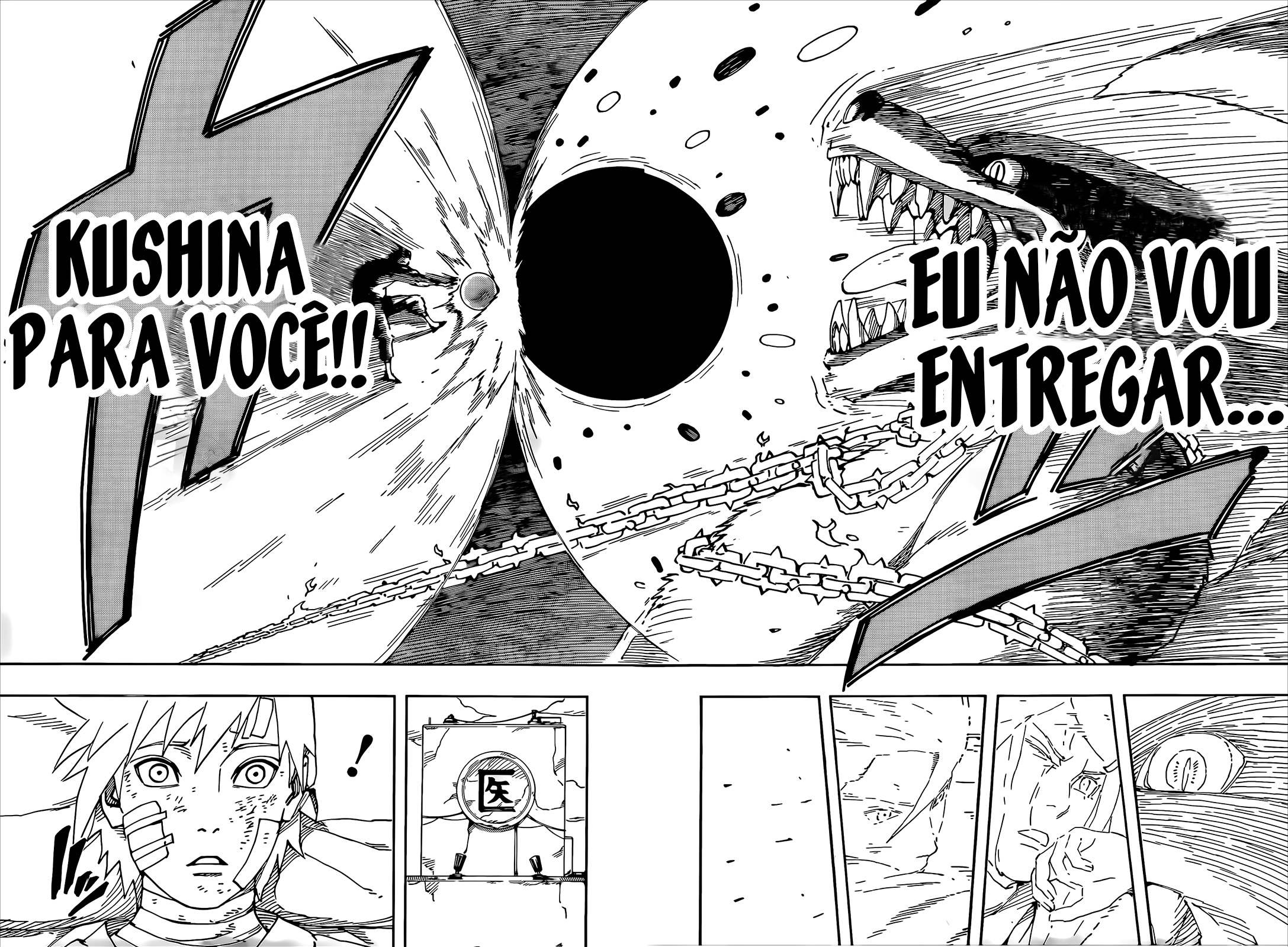 F no chat pela Kurama, que morreu no último mangá lançado de