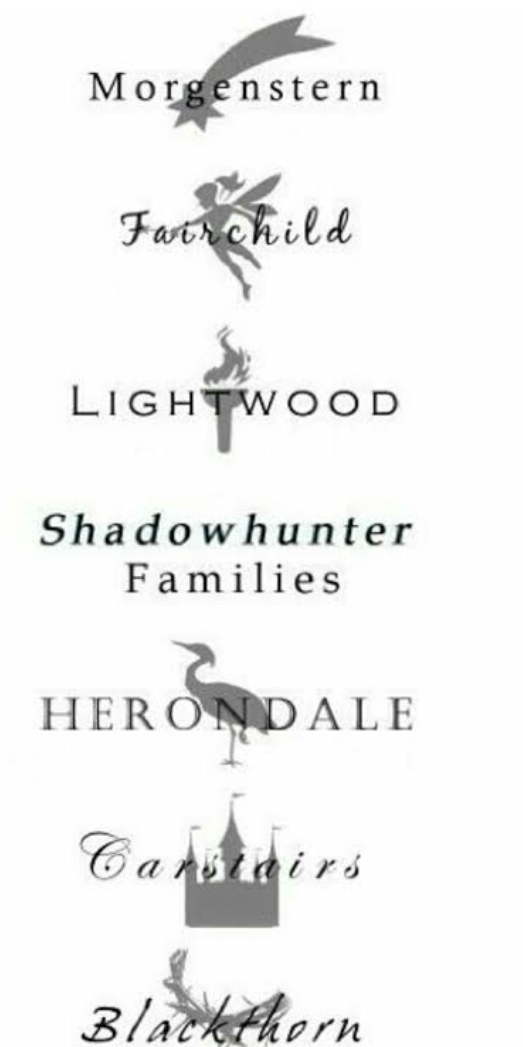 shadowhunter family symbols