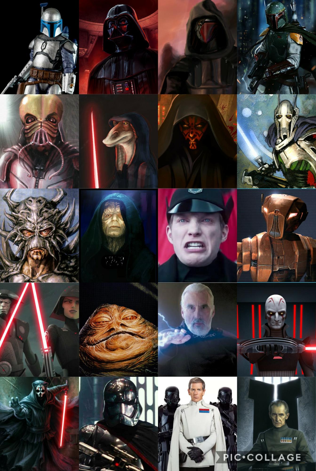 19+ Villains In Star Wars Background