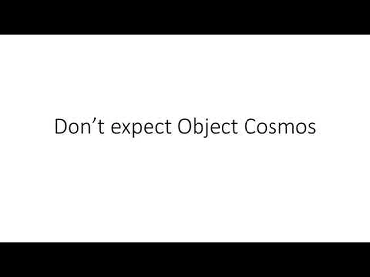 Object Cosmos is cancelled everyone Fandom
