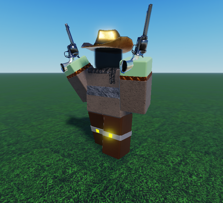 Looks like you've broken Gunslinger's funny bone, and his subordinates  aren't too happy about that. : r/TDS_Roblox