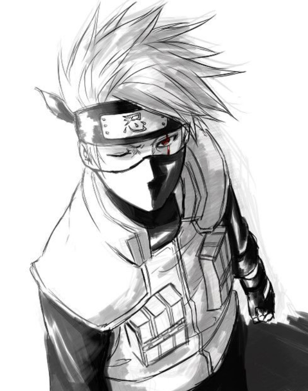 Imagem: Anime Fans For Anime Fans, sketching ideas, Kakashi desenho