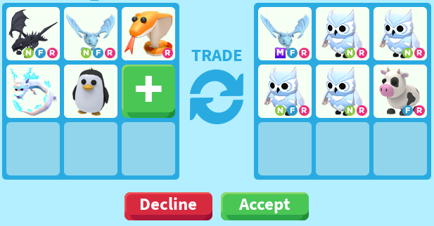 Breaking down values adopt me, trading #adoptme #adoptmevalues #adoptm, Frost Dragon Adopt Me!