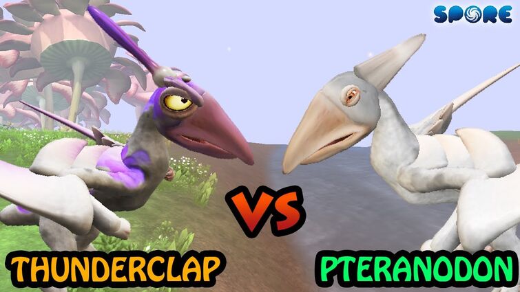 Thunderclap vs Pteranodon | Cartoon vs Dino [S2E10] | SPORE
