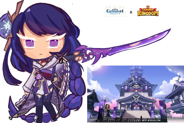 The raiden shogun from genshin as a cookie run kingdom character! Fandom
