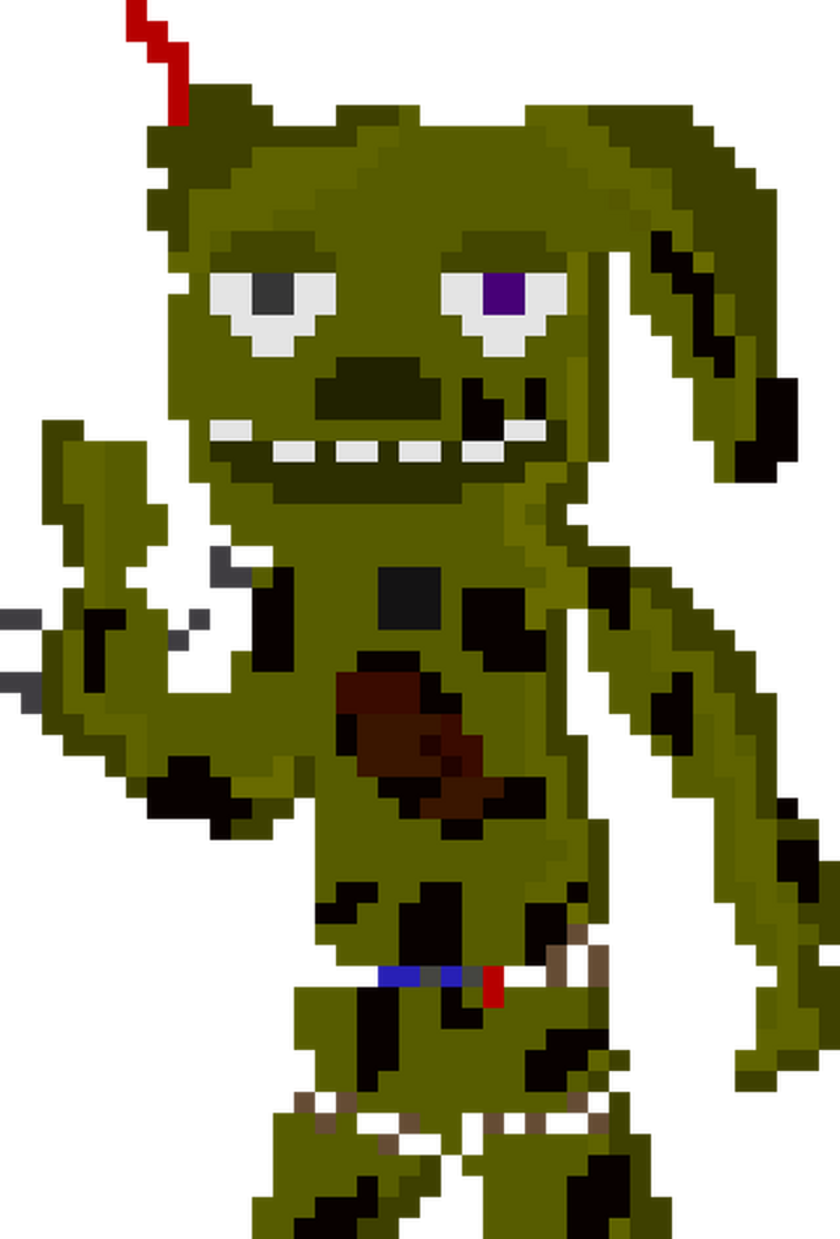 a Springtrap drawing for you springtrap fans! : r/fivenightsatfreddys