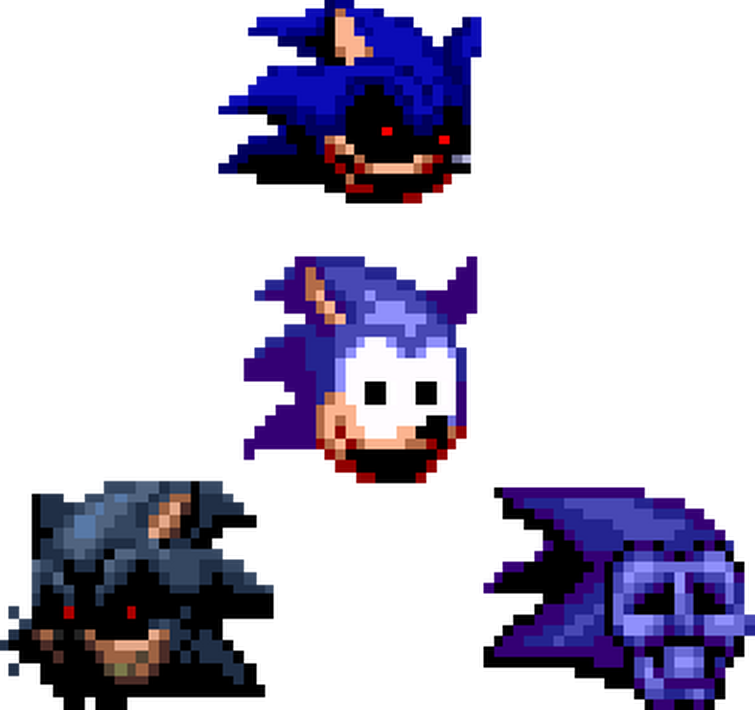 Friday Night Funkin' - Sonic.exe Remade Sprites by tent2 on DeviantArt