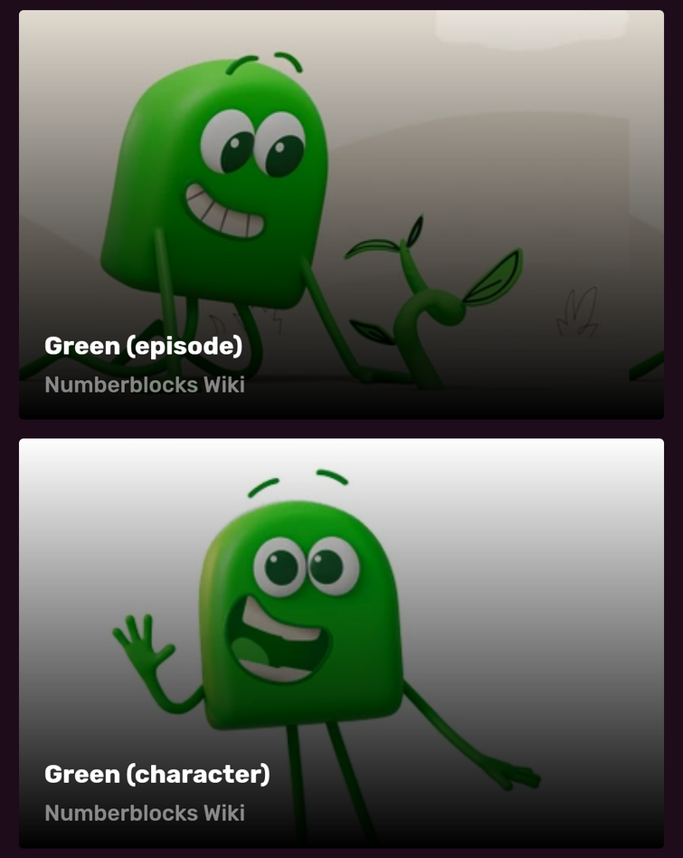 Green (character), Numberblocks Wiki