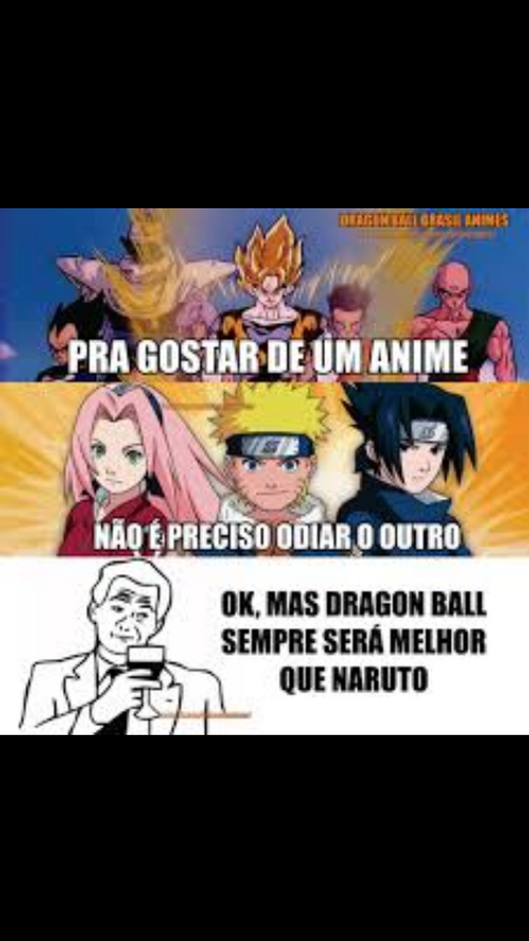 Dragon Ball e Naruto, parte 2. Meme