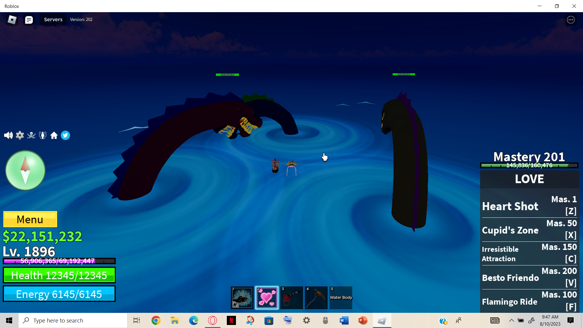 3 Sea beasts, not Rumbling Water : r/bloxfruits