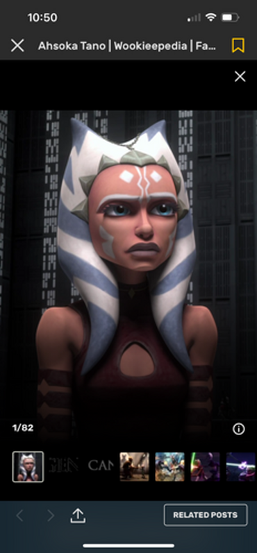 Ahsoka Tano, Wookieepedia