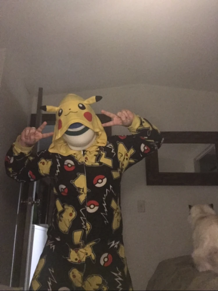 Printable Anime Girls In Picachu Onesie