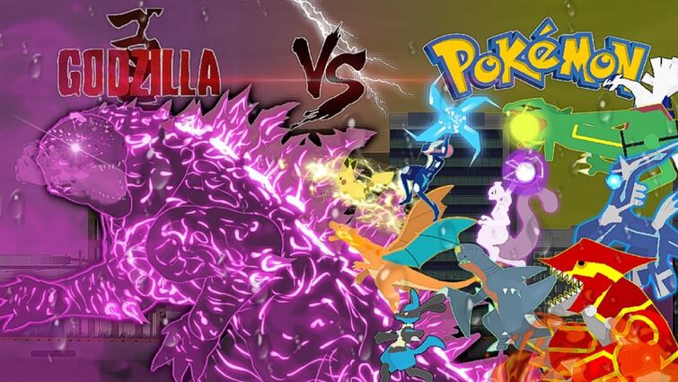 Godzilla vs Pokemon ( animation)