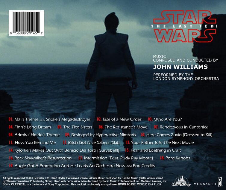 Star Wars: The Last Jedi (soundtrack) - Wikipedia
