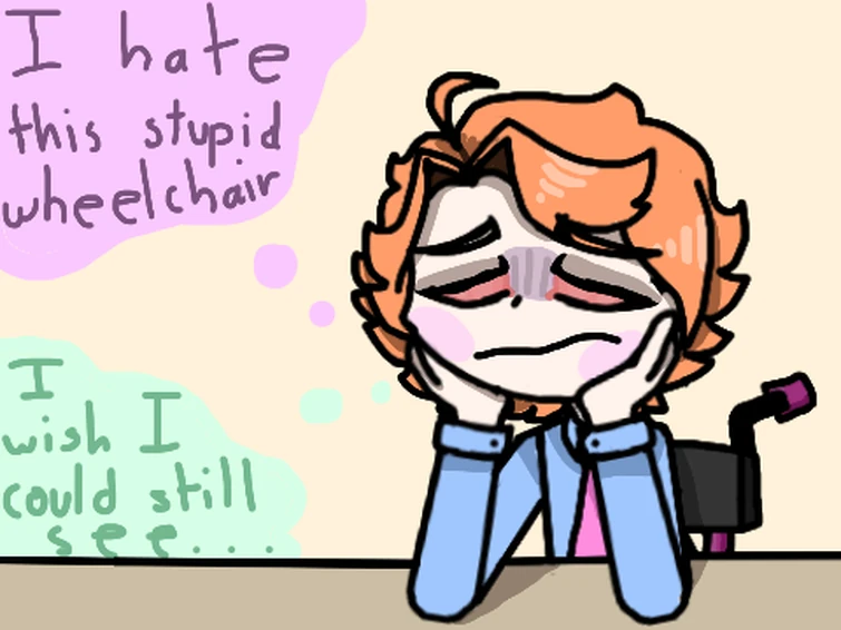 fun fact! I had to google what empty eye sockets ACTUALLY look like to