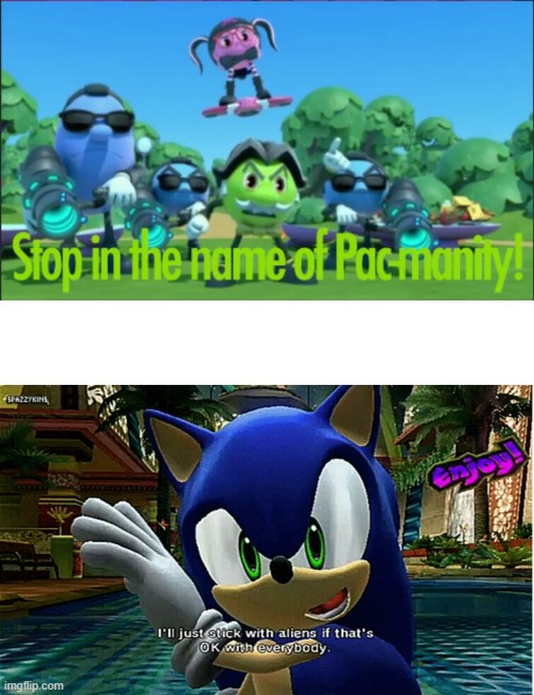 Sonic in Green Hill Zone - Imgflip