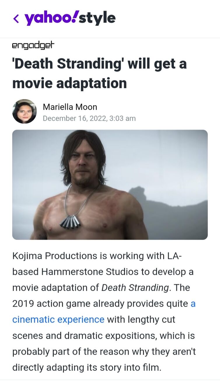 Death Stranding (2019) - Filmaffinity