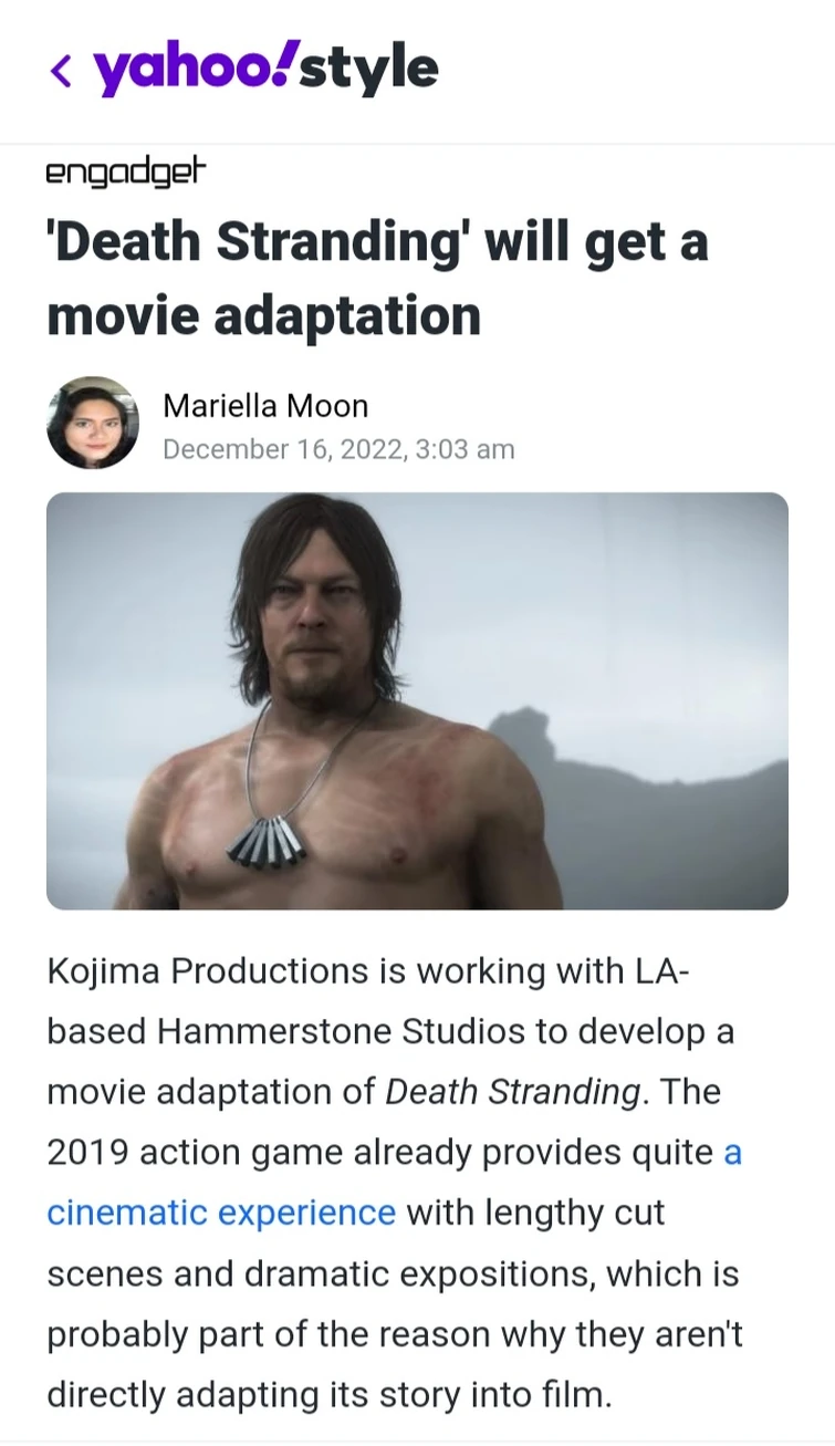 Death Stranding the Movie | Fandom