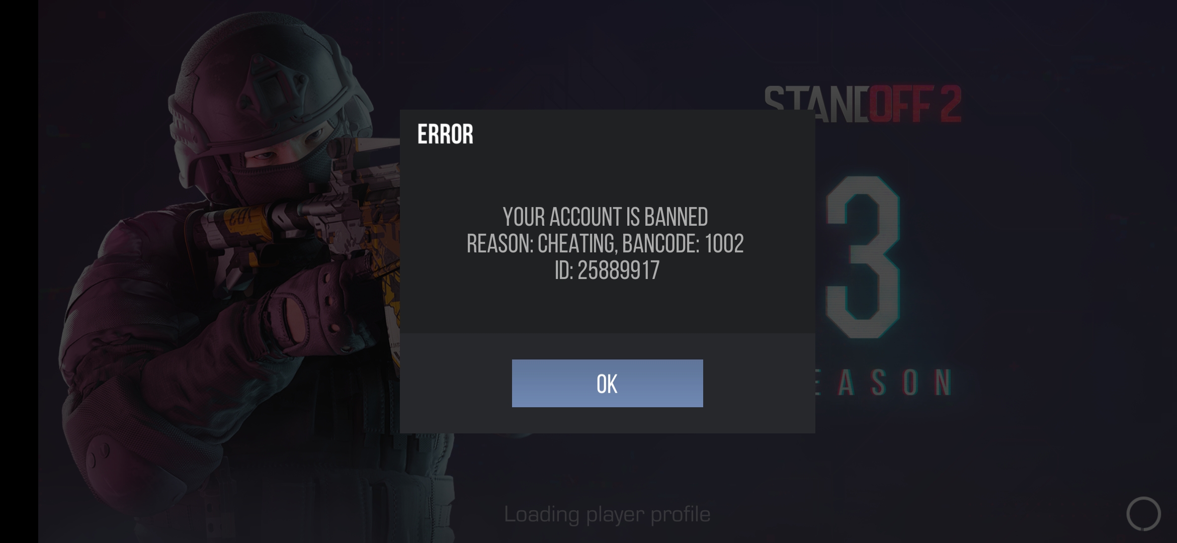 Internal anti cheat error 0xeac03002. Бан код в стандофф. Бан в стандоф 2 2022. СТЕНДОФФ бан код 1006. Бан коды в Standoff 2.