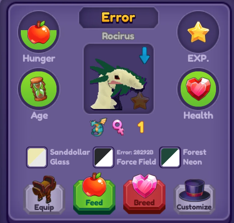 Can I shuffle Error color materials? | Fandom