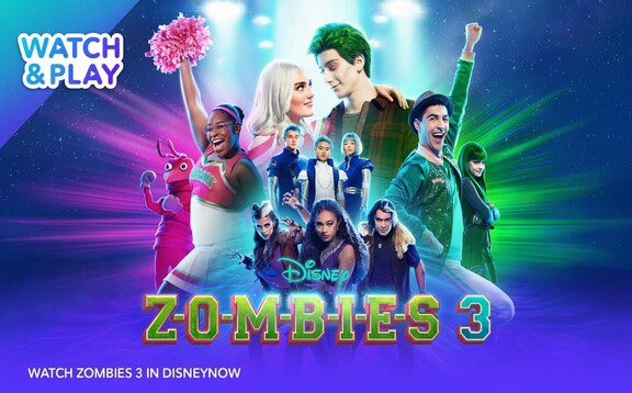 Guess what You can now watch play ZOMBIES3 for FREE on the DisneyNOW app Fandom