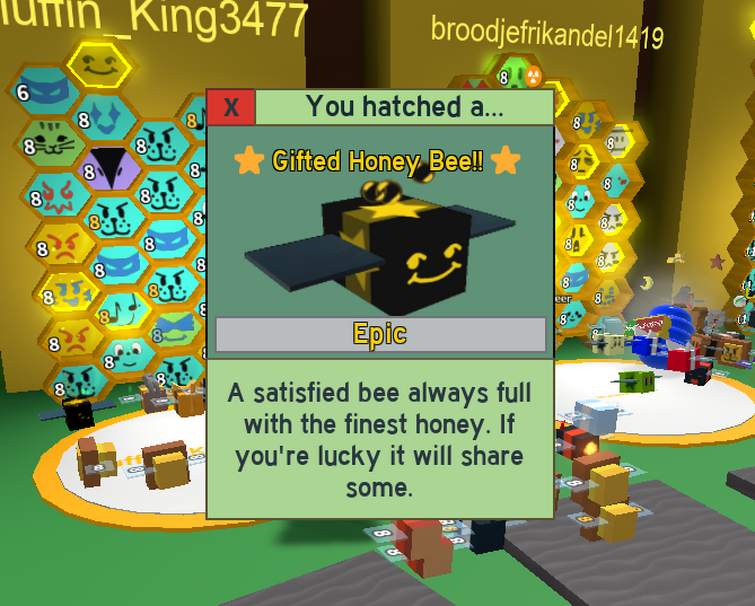 Just hatched this from Mother Bear's star egg : r/BeeSwarmSimulator