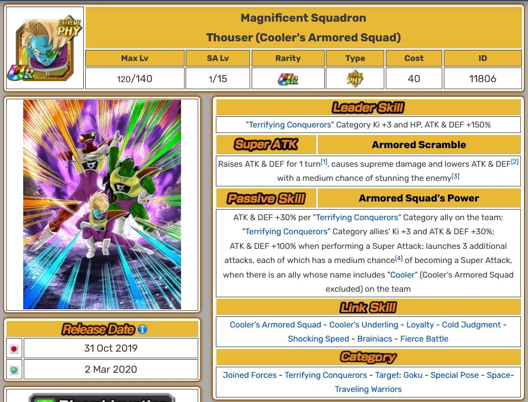 Magnificent Squadron Thouser (Cooler's Armored Squad) EZA Concept! Fandom