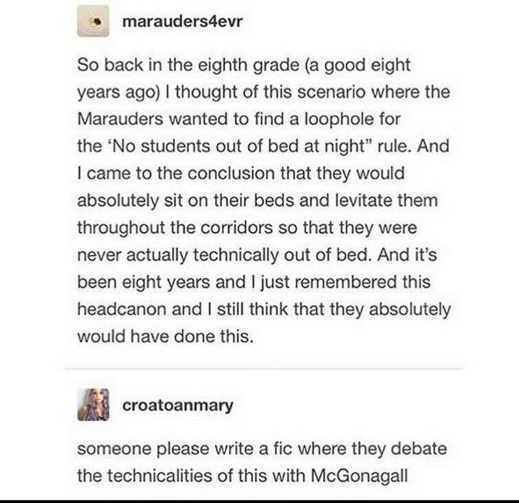 Marauders fanfiction deals