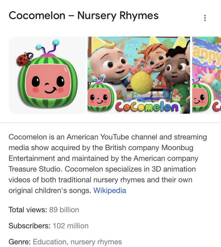 What is Cocomelon? The  channel on track to pass PewDiePie