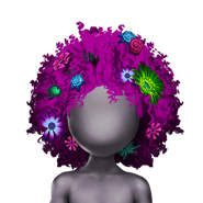 Dandeleon Puffy Hair 11 core crystals Wardrobe