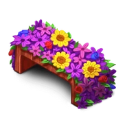 Dandeleon Bench 15 core crystals House Item