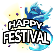 Happy Festival Reaction 1 tokens Reaction
