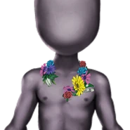 Dandeleon Open Necklace 7 core crystals Wardrobe